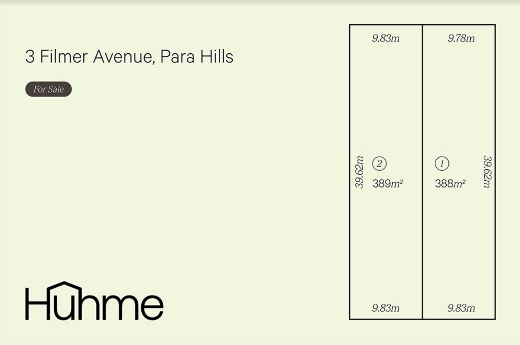 Lot 1 & 2, 3 Filmer Avenue, Para Hills SA
